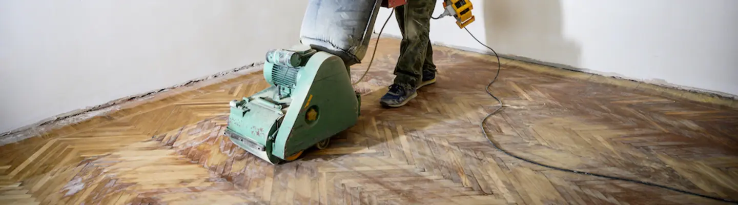 Man Using Sander