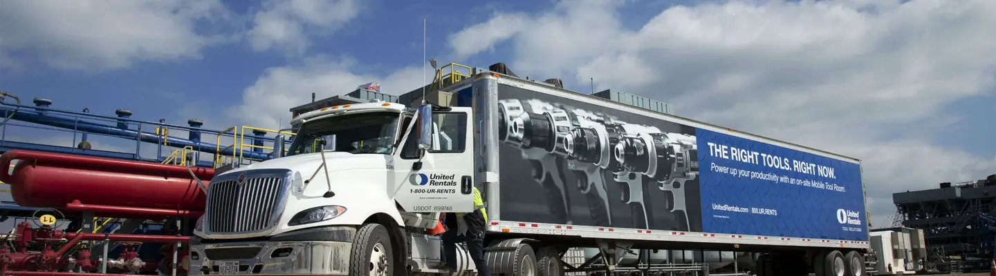 united rentals semi truck
