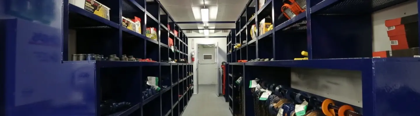 Aisle of Equipment
