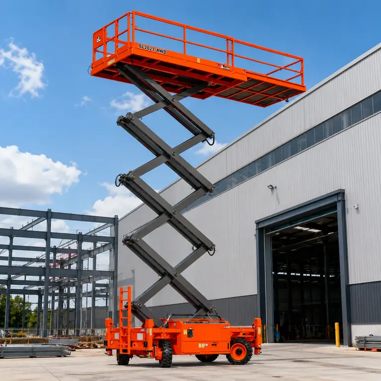 65ft Diesel Rough Terrain Scissor Lift