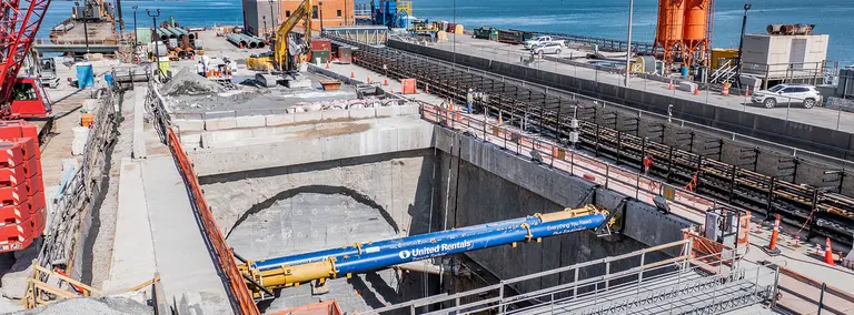 Parallel Thimble Shoal Tunnel jobsite