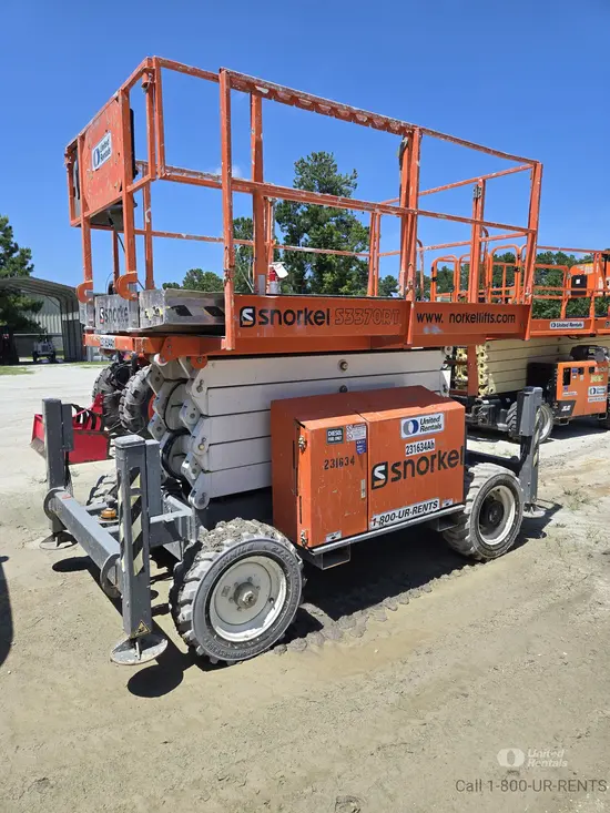 2019 Snorkel S3370RT Rough Terrain Scissor Lift