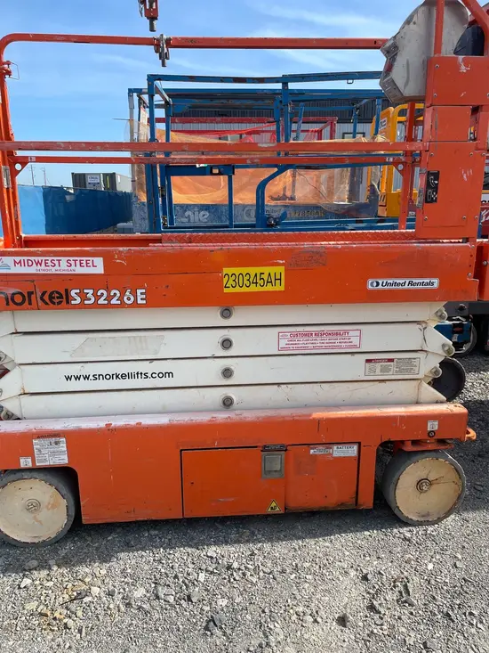 2019 Snorkel S3226E Scissor Lift