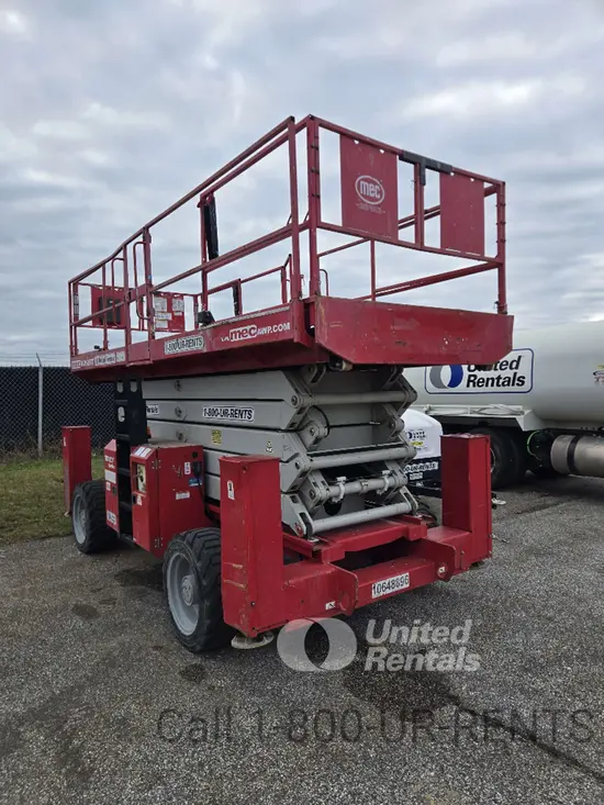 2017 MEC 6092RT Rough Terrain Scissor Lift