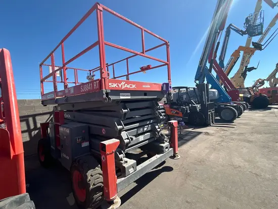 2019 Skyjack SJ8841RT Rough Terrain Scissor Lift
