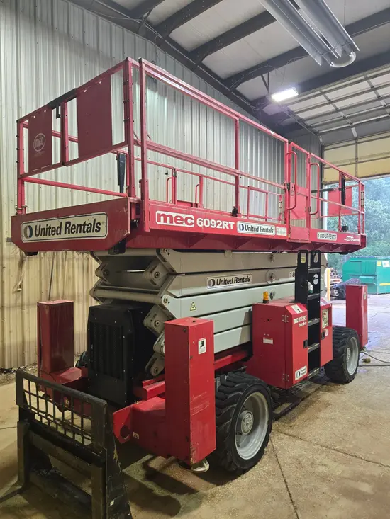 2018 MEC 6092RT Rough Terrain Scissor Lift