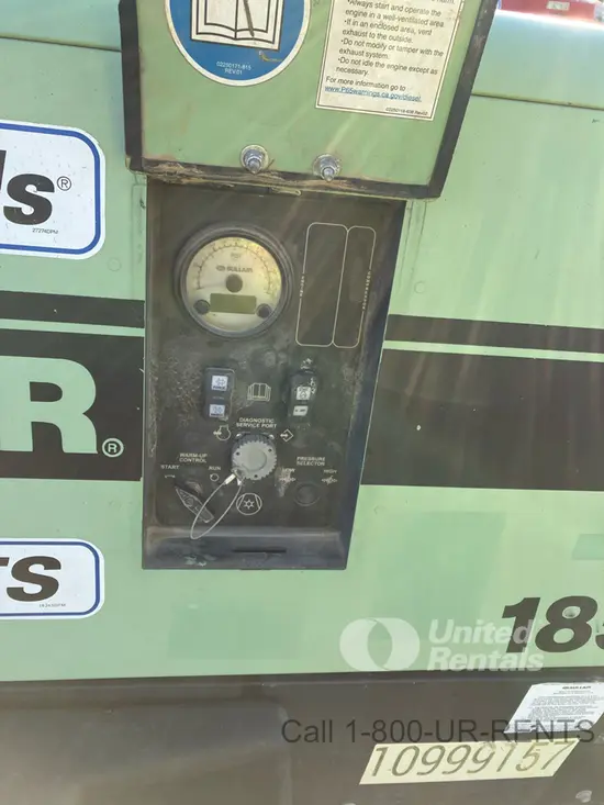 2019 Sullair 185DPQ-KU-T3 Air Compressor