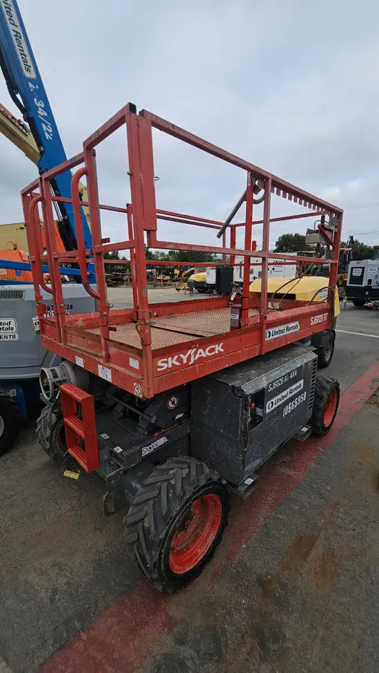 2017 Skyjack SJ6826RT Rough Terrain Scissor Lift