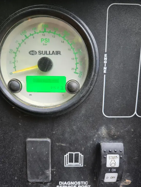 2019 Sullair 185DPQ-KU-T3 Air Compressor