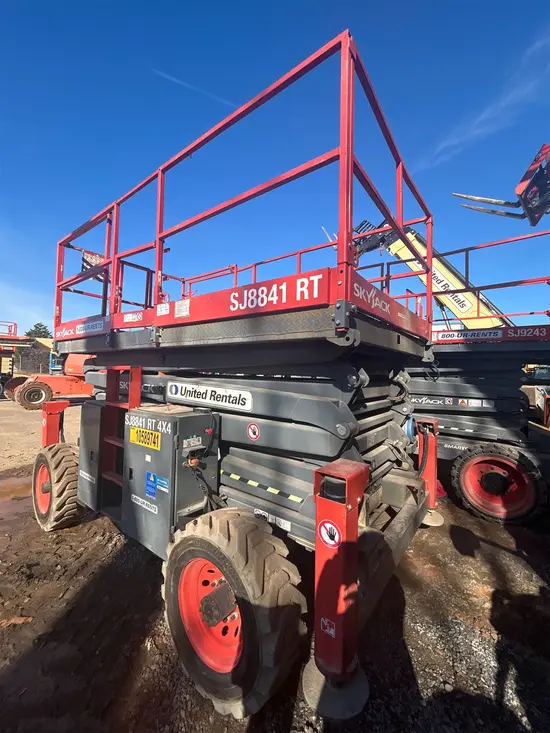 2017 Skyjack SJ8841RT Rough Terrain Scissor Lift