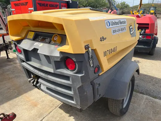 2018 Atlas Copco XAS185KD7 T4F Air Compressor