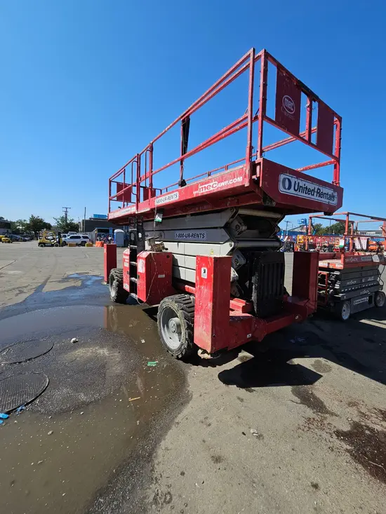 2018 MEC 6092RT Rough Terrain Scissor Lift