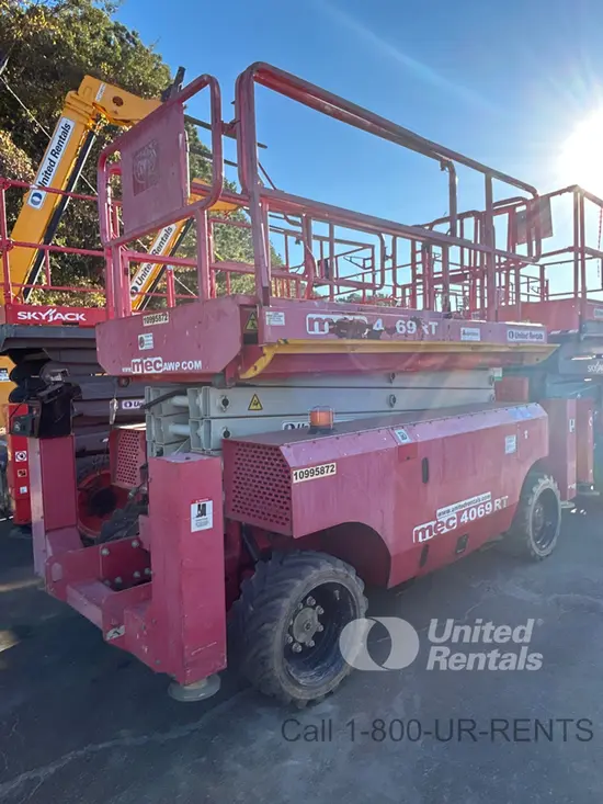 2019 MEC 4069RT Rough Terrain Scissor Lift
