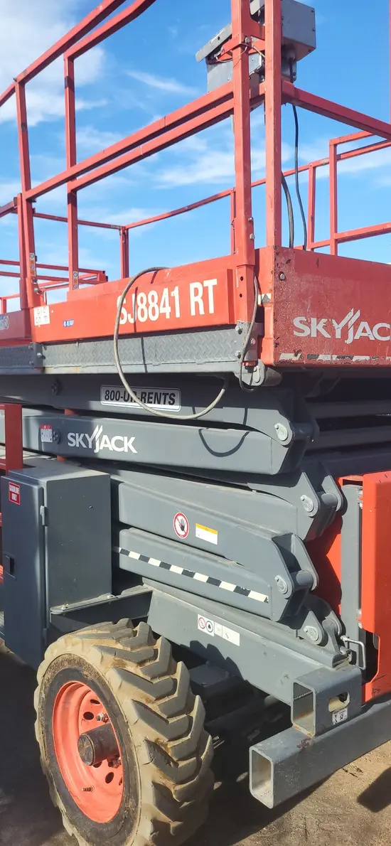 2017 Skyjack SJ8841RT Rough Terrain Scissor Lift