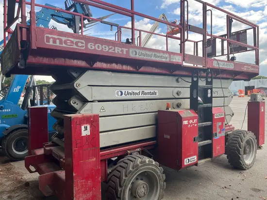 2017 MEC 6092RT Rough Terrain Scissor Lift