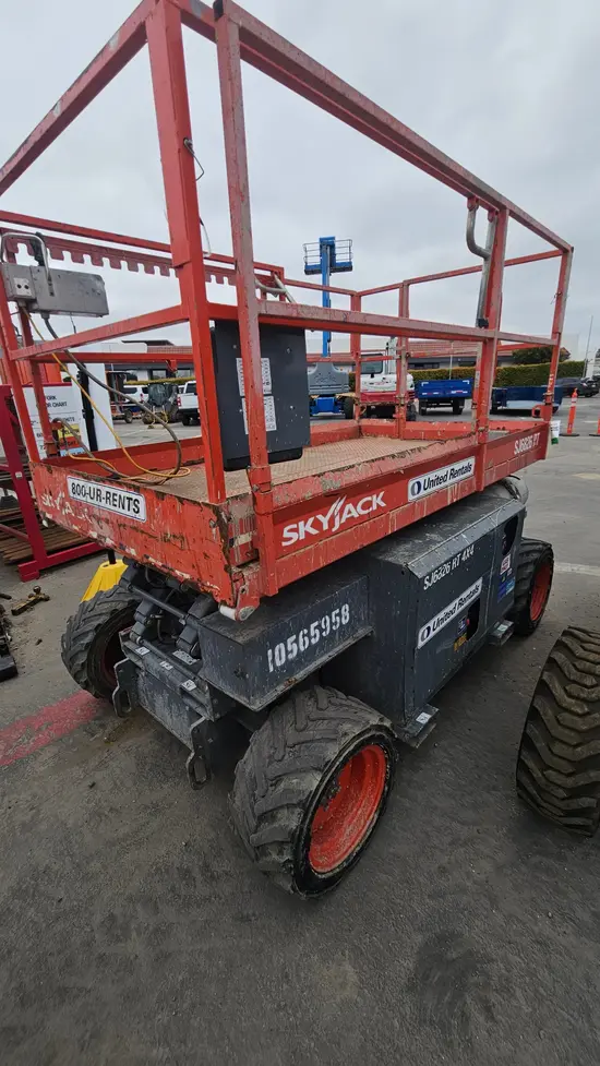 2017 Skyjack SJ6826RT Rough Terrain Scissor Lift