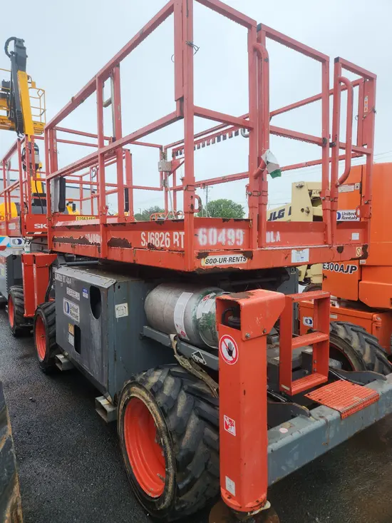 2018 Skyjack SJ6826RT Rough Terrain Scissor Lift
