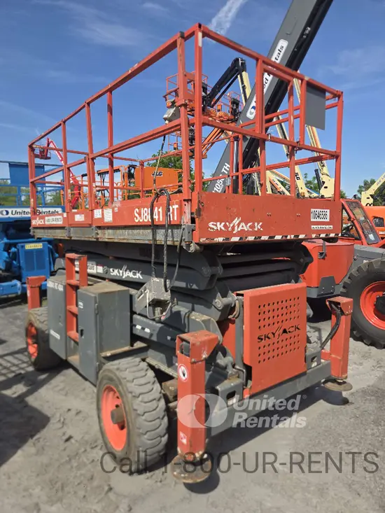 2017 Skyjack SJ8841RT Rough Terrain Scissor Lift
