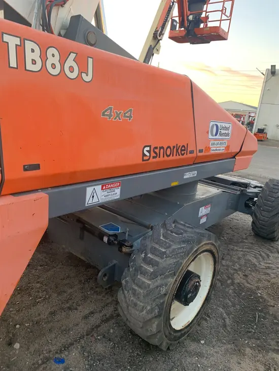 2016 Snorkel TB86J Boom Lift
