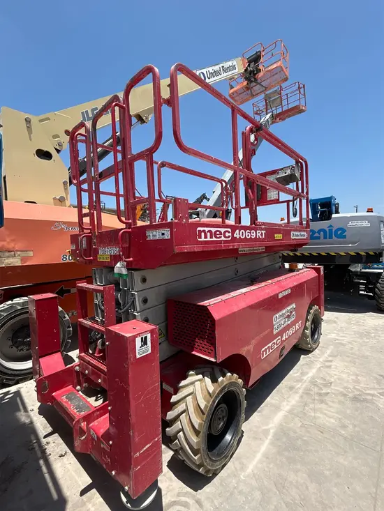 2019 MEC 4069RT Rough Terrain Scissor Lift