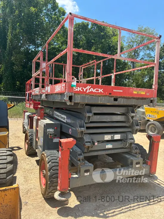 2017 Skyjack SJ8841RT Rough Terrain Scissor Lift