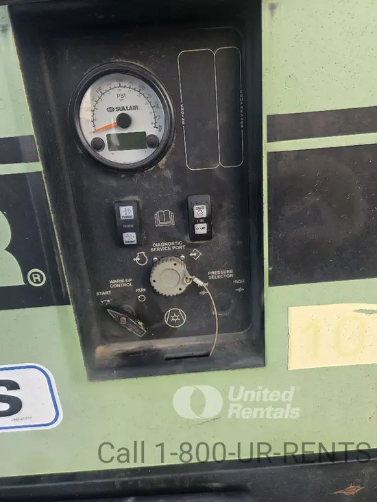 2018 Sullair 185DPQ-KU-T3 Air Compressor