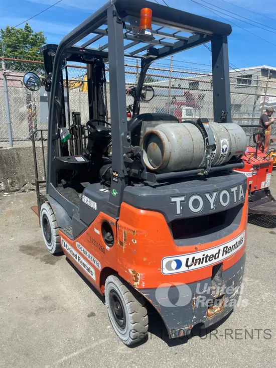2021 Toyota 8FGU15 Warehouse Forklift