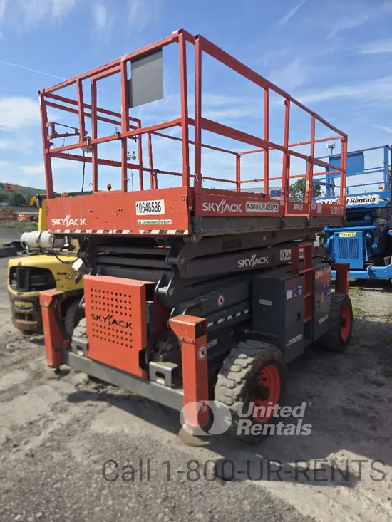 2017 Skyjack SJ8841RT Rough Terrain Scissor Lift