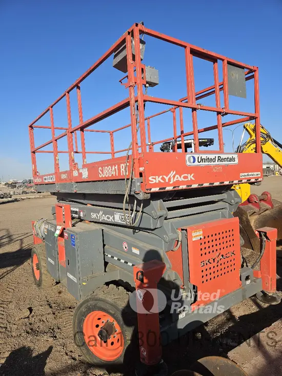 2019 Skyjack SJ8841RT Rough Terrain Scissor Lift