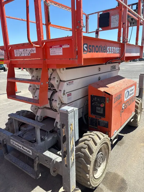 2019 Snorkel S3370RT Rough Terrain Scissor Lift