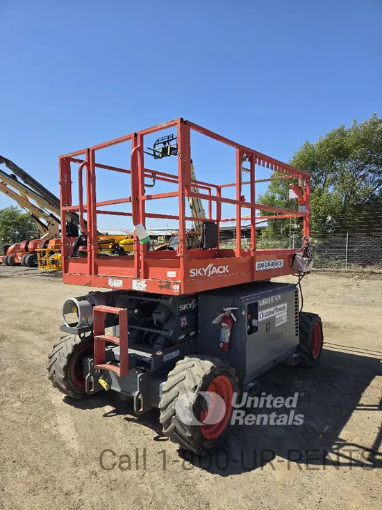 2019 Skyjack SJ6826RT Rough Terrain Scissor Lift