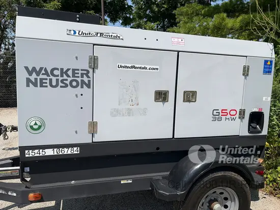 2018 Wacker Neuson G 50 Diesel Generator