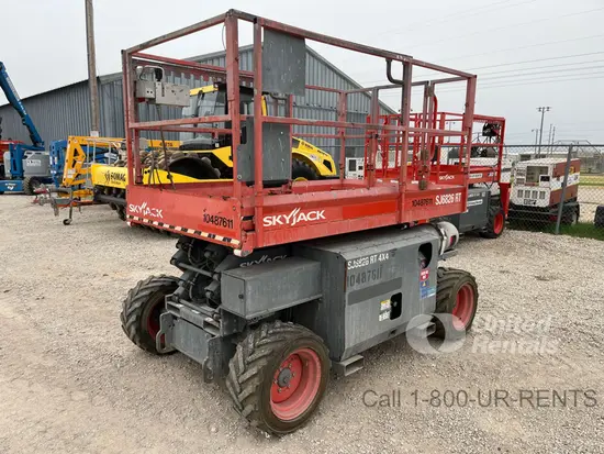 2016 Skyjack SJ6826RT Rough Terrain Scissor Lift