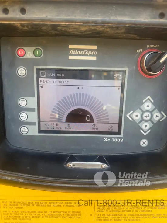 2017 Atlas Copco XAS1800 JD7 T4F Air Compressor