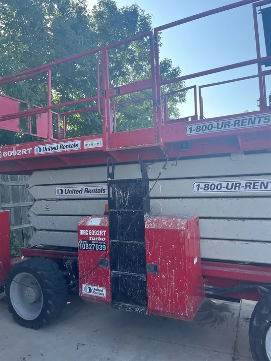 2018 MEC 6092RT Rough Terrain Scissor Lift