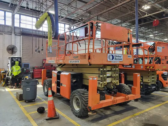 2017 JLG 430LRT Rough Terrain Scissor Lift