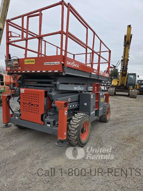 2020 Skyjack SJ8841RT Rough Terrain Scissor Lift