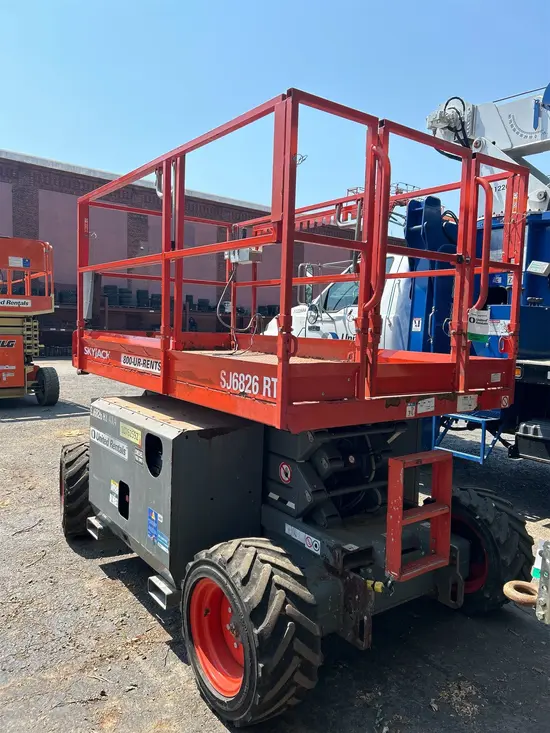2018 Skyjack SJ6826RT Rough Terrain Scissor Lift