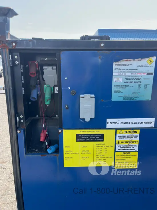 2021 Campo Equipment DF1600RE3D Heater