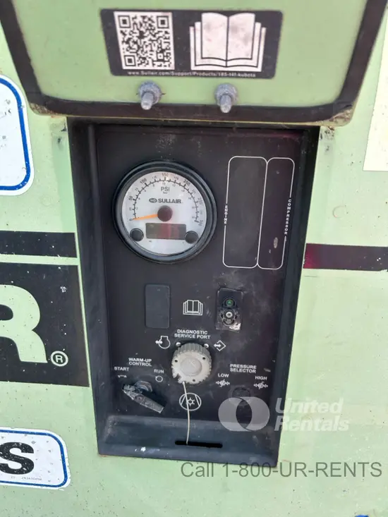 2020 Sullair 185DPQ-KU-T3 Air Compressor