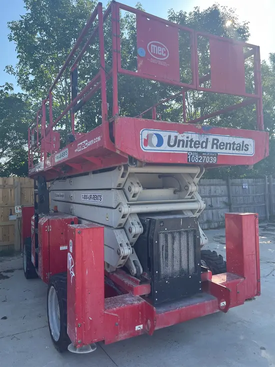 2018 MEC 6092RT Rough Terrain Scissor Lift