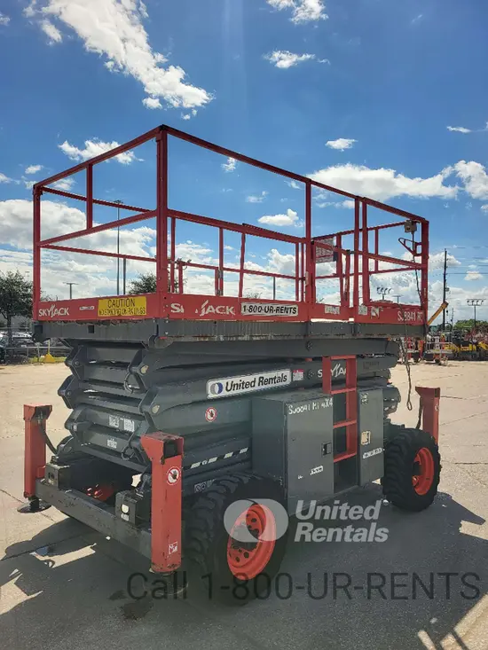 2016 Skyjack SJ8841RT Rough Terrain Scissor Lift