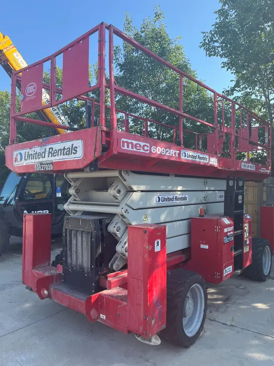 2018 MEC 6092RT Rough Terrain Scissor Lift