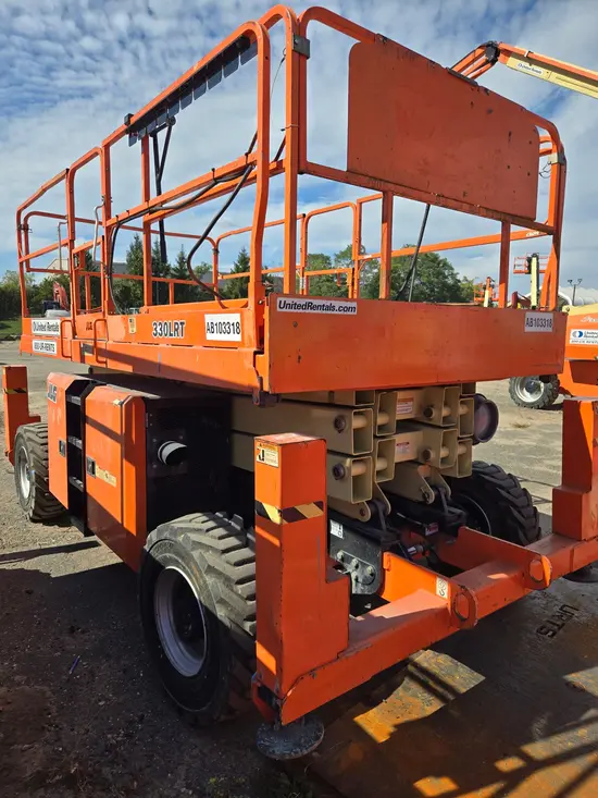2018 JLG 330LRT Rough Terrain Scissor Lift