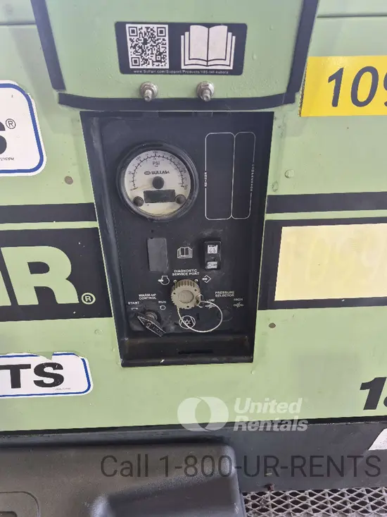 2019 Sullair 185DPQ-KU-T3 Air Compressor
