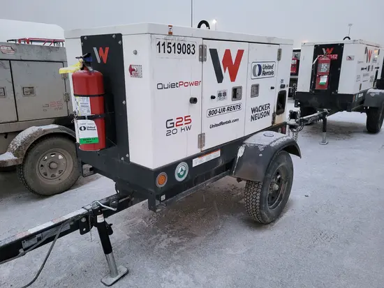 2022 Wacker Neuson G25 T4F Diesel Generator