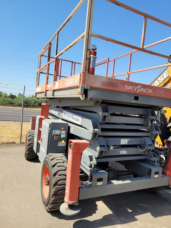 2017 Skyjack SJ8841RT Rough Terrain Scissor Lift