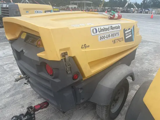2018 Atlas Copco XAS185KD7 T4F Air Compressor