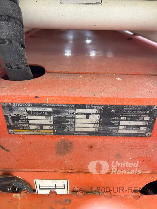 2019 Snorkel S3219E Scissor Lift