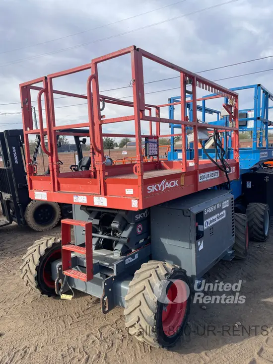 2019 Skyjack SJ6826RT Rough Terrain Scissor Lift